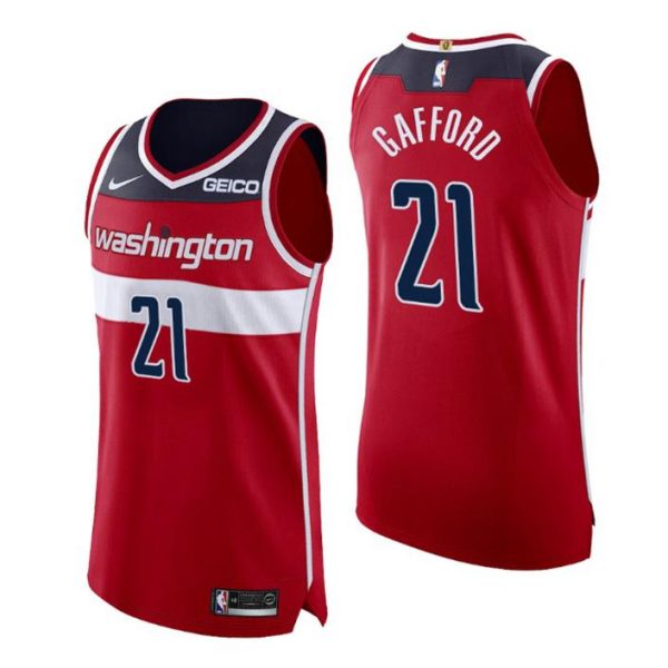 Washington Wizards Trikot #21 Daniel Gafford Authentic Statement Edition Rot