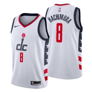 Washington Wizards Trikot #8 Rui Hachimura City Weiß 2019-20 Swingman