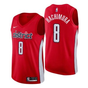 Washington Wizards Trikot #8 Rui Hachimura Earned Rot 2019-20 Swingman